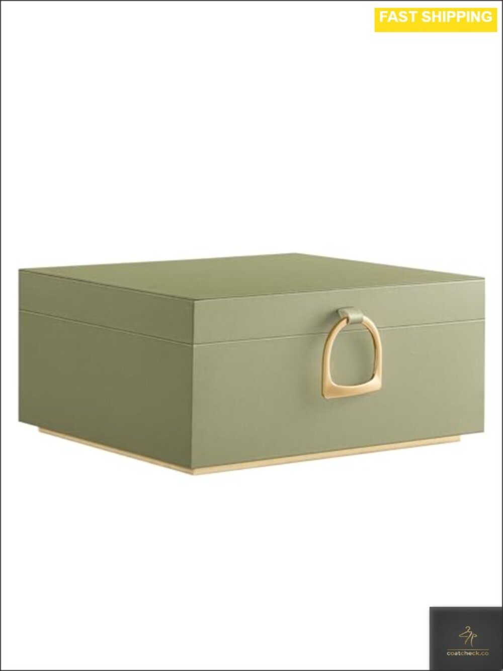 2-Layer Jewelry Box Organizer with Handle Removable Tray Floating Effect